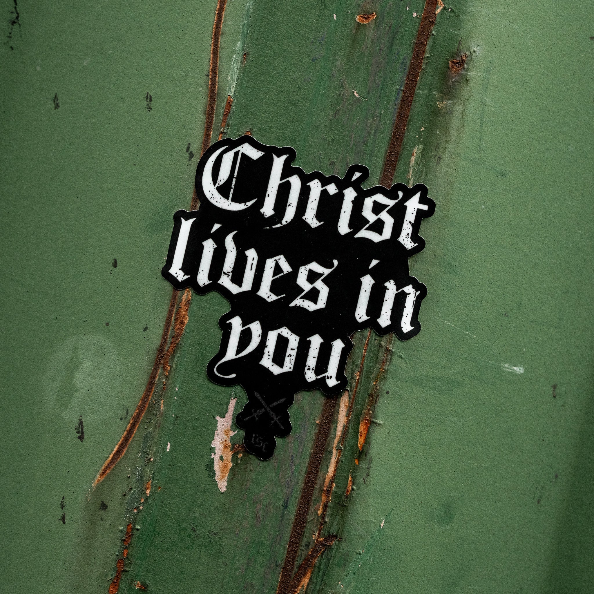 Christ Lives In You Decal