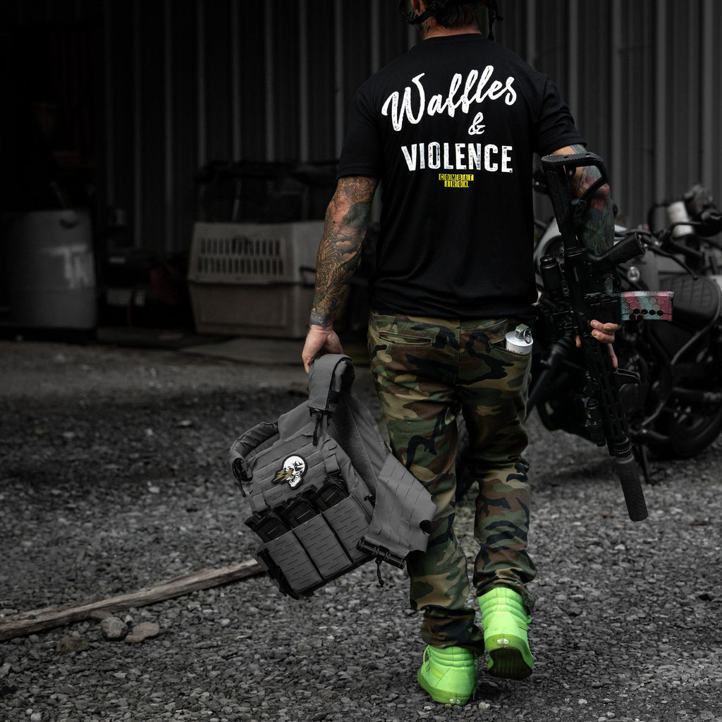 Waffles & Violence Men's T-Shirt