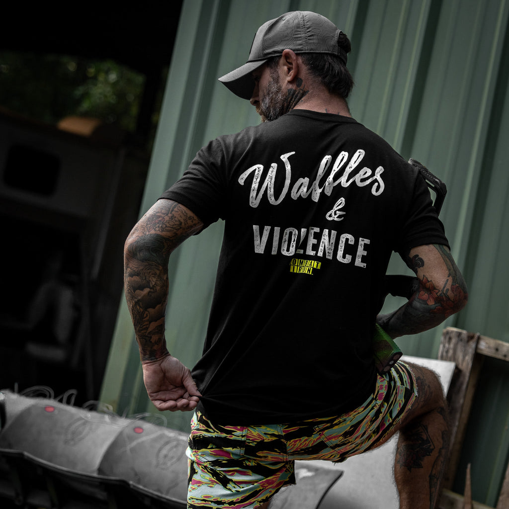 Waffles & Violence Men's T-Shirt