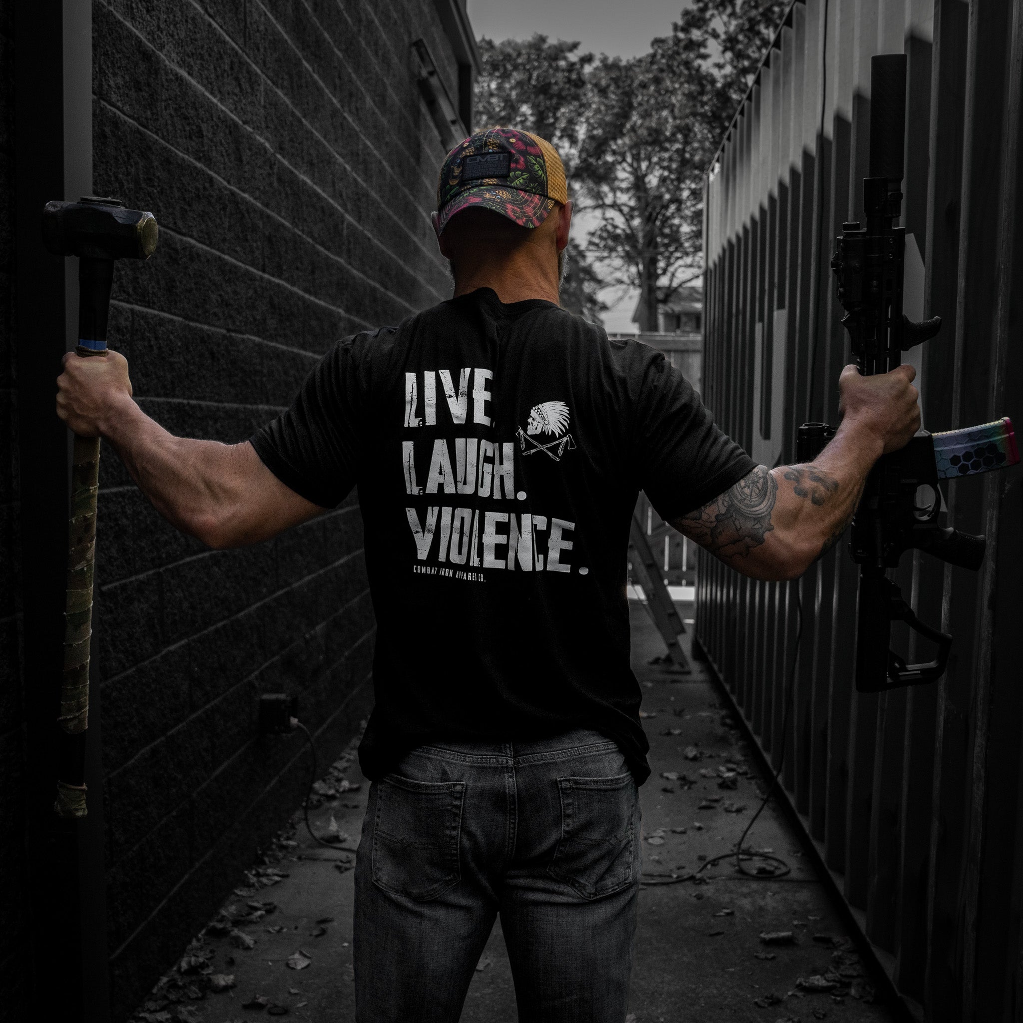 Live. Laugh. Violence. Men's T-Shirt