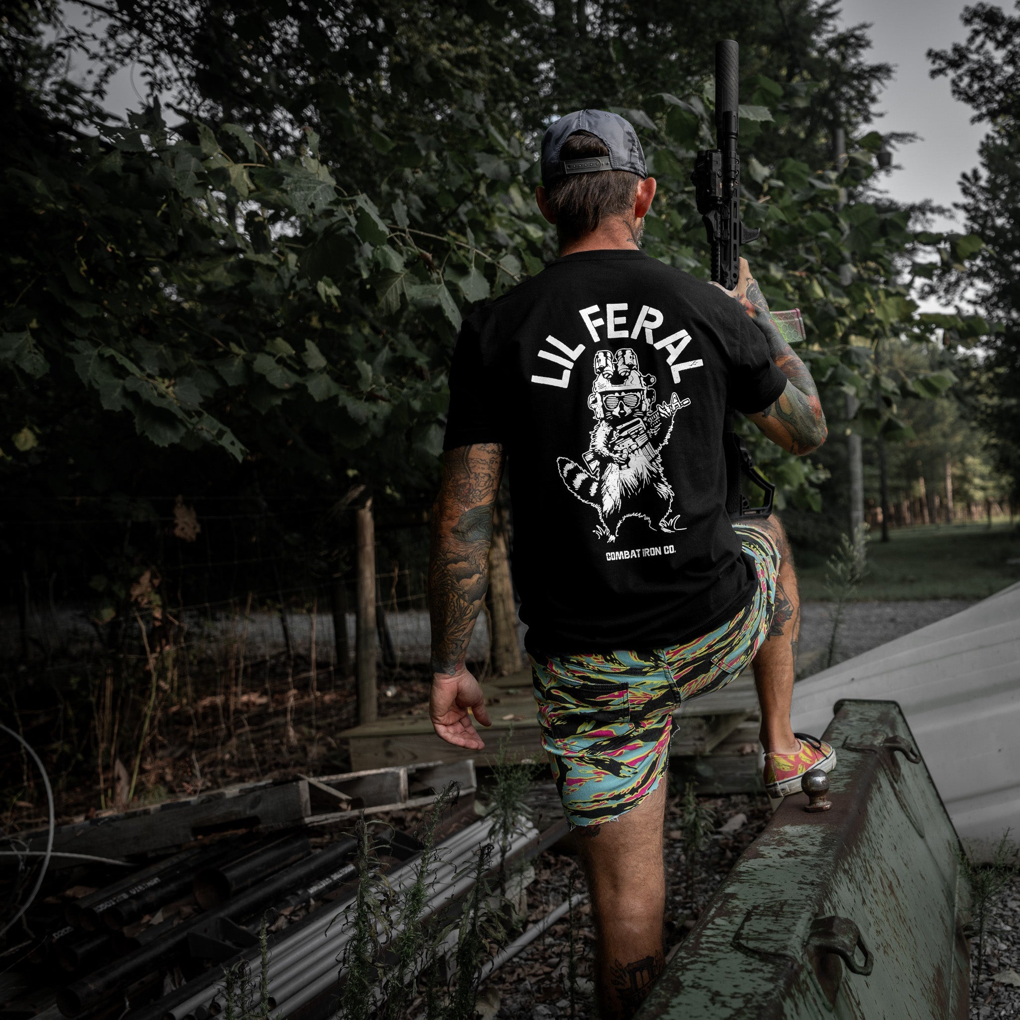 Lil Feral Raccoon Men's T-Shirt