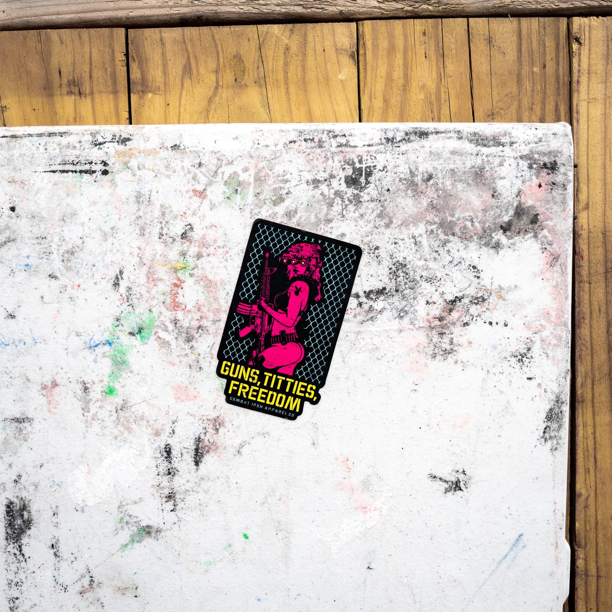 Guns, Titties & Freedom Decal