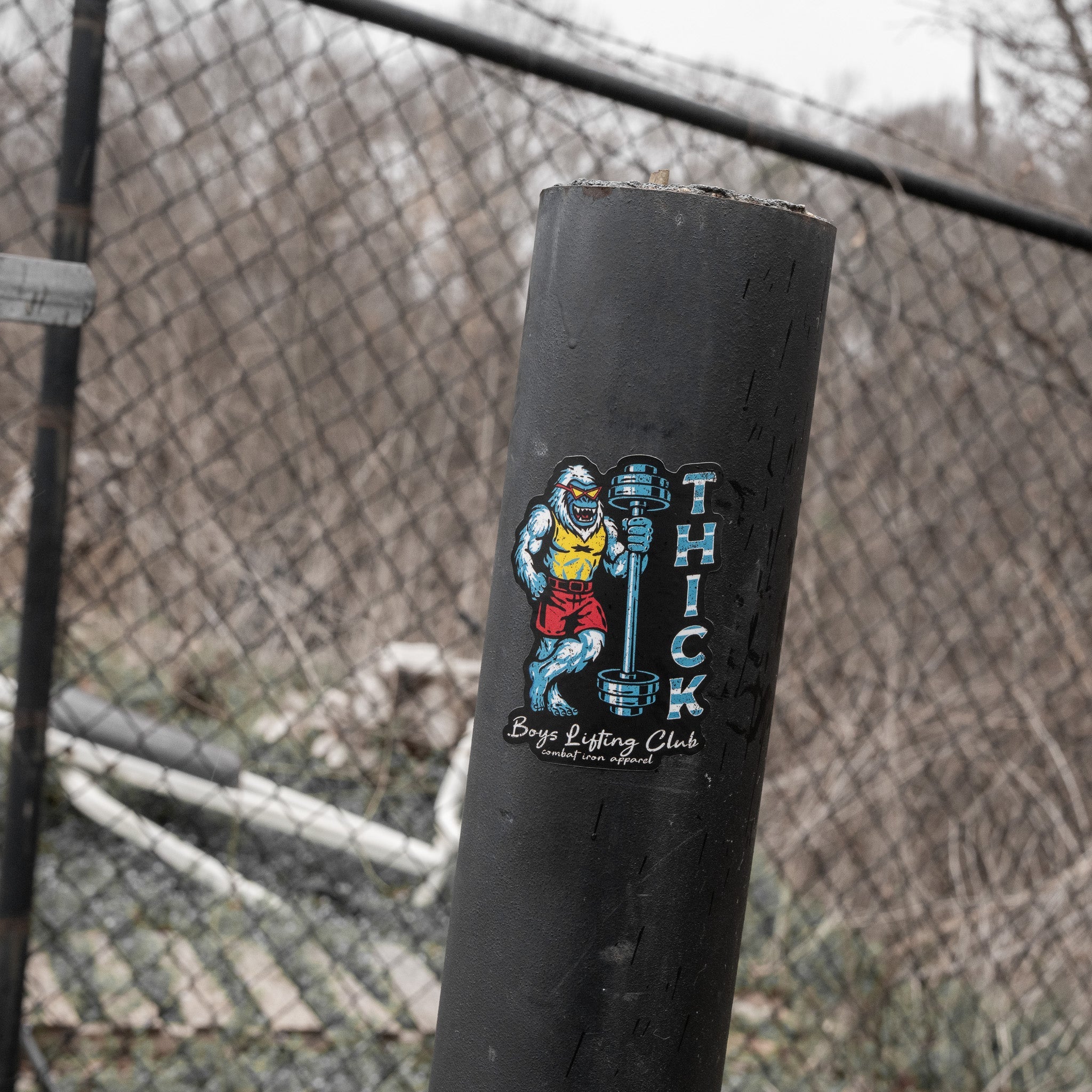 Thick Boys Lifting Club Yeti Decal