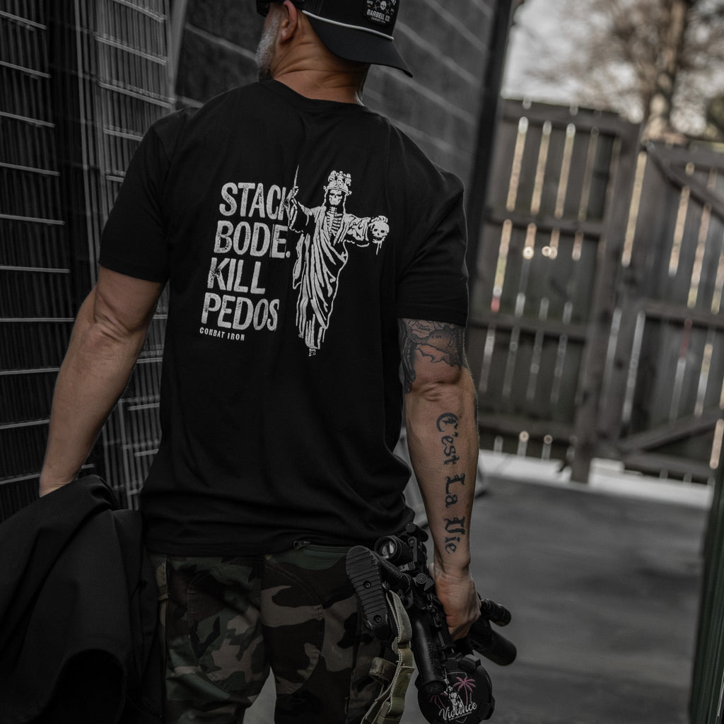Stack Bodies. Kill Pedos. Men's T-Shirt