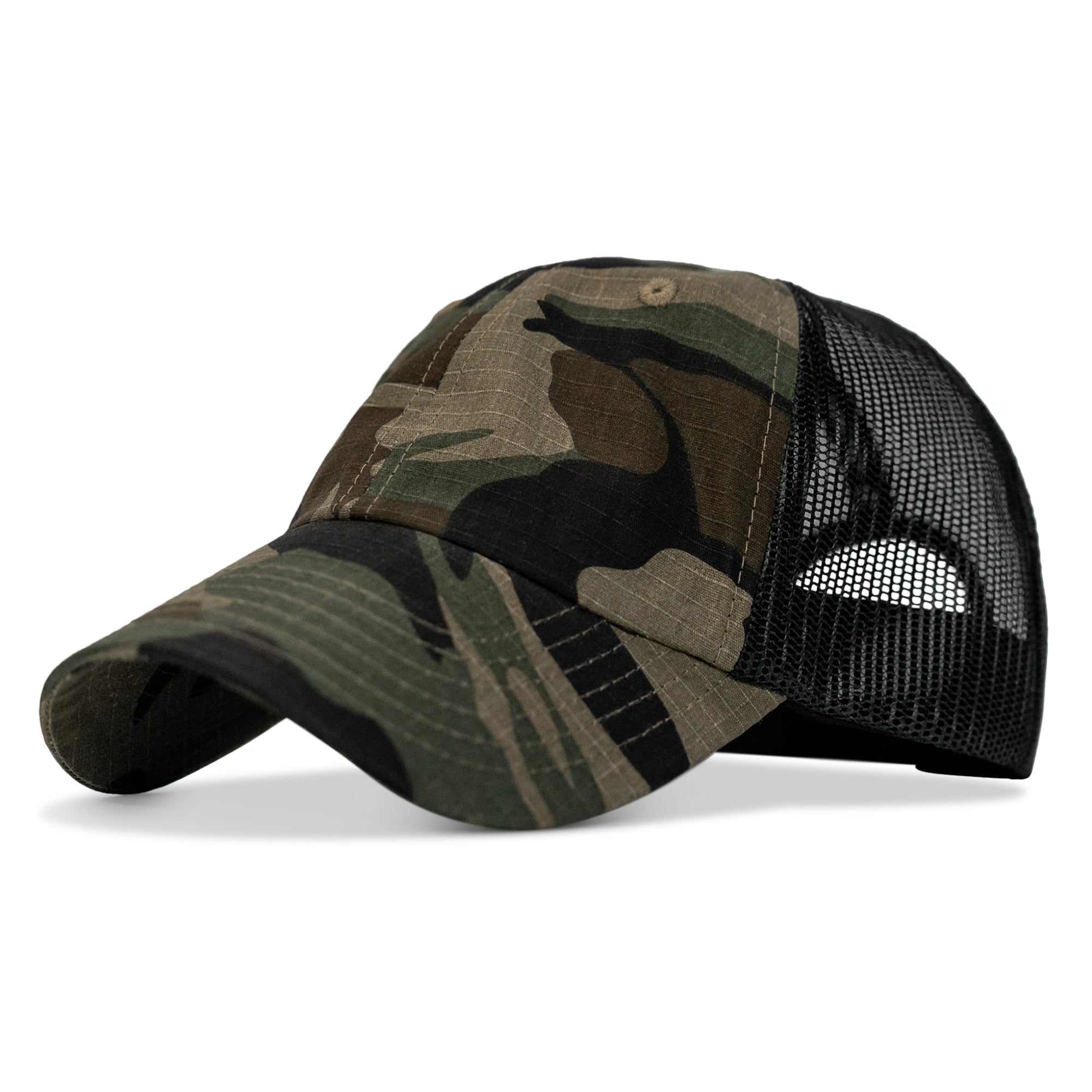 Ripstop Low Pro No Patch Mesh Snapback Hat