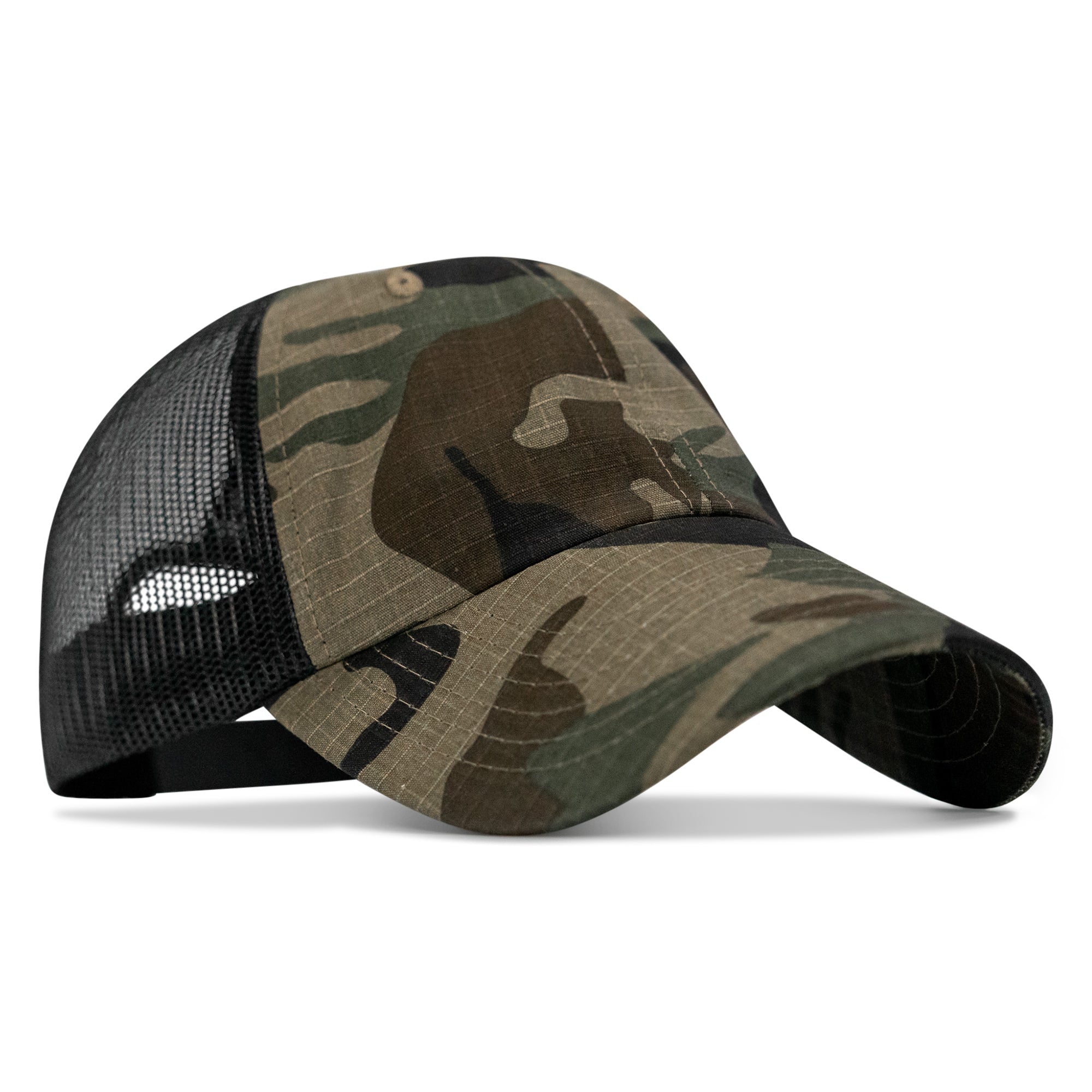 Ripstop Low Pro No Patch Mesh Snapback Hat