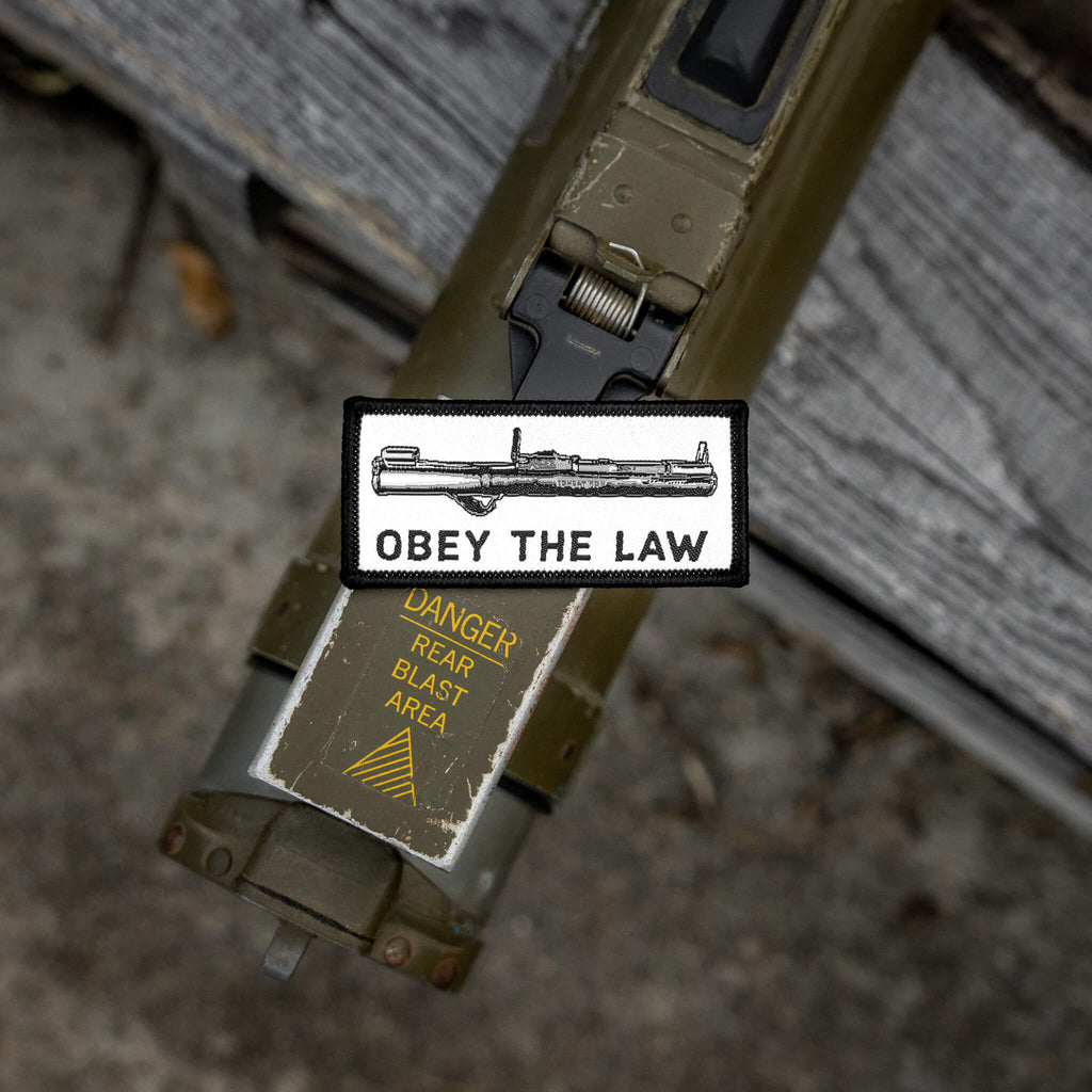 Obey The Law AT4 Velcro Patch