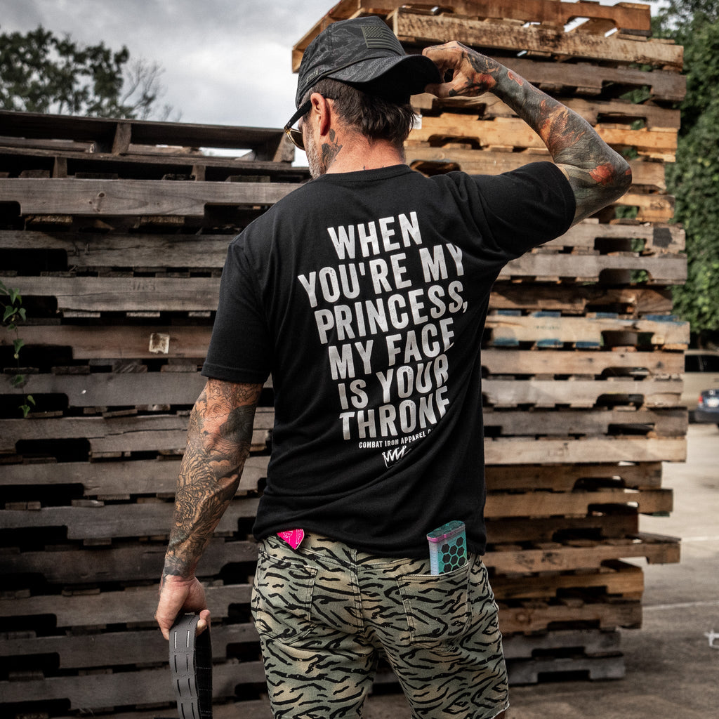 When You're My Princess, My Face Is Your Throne Men's T-Shirt