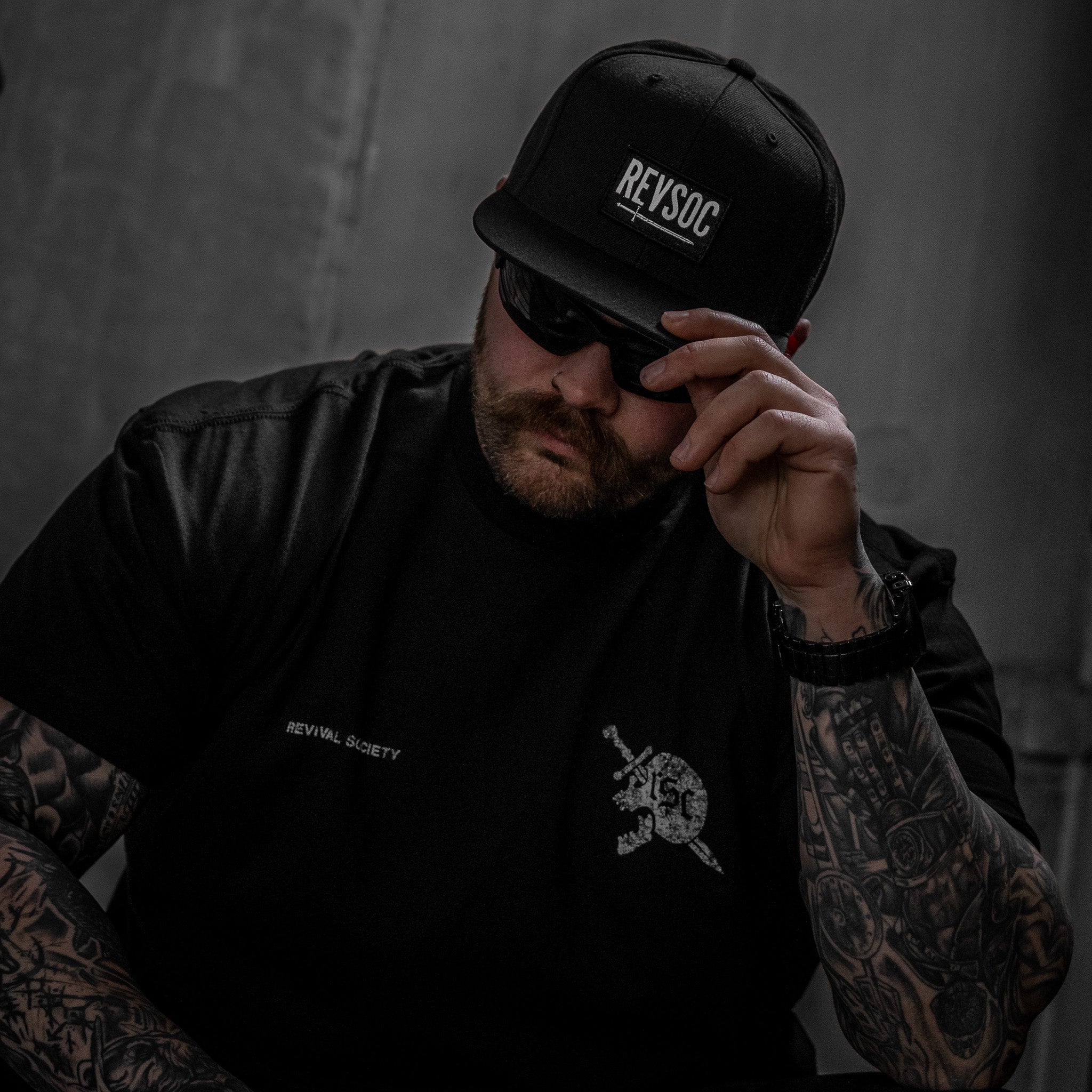 REVSOC Classic Patch Flatbill Hat