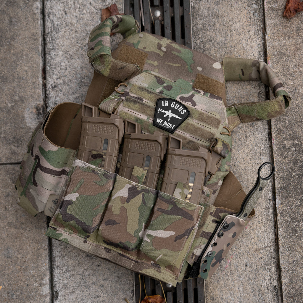 In Guns We Must Velcro Patch
