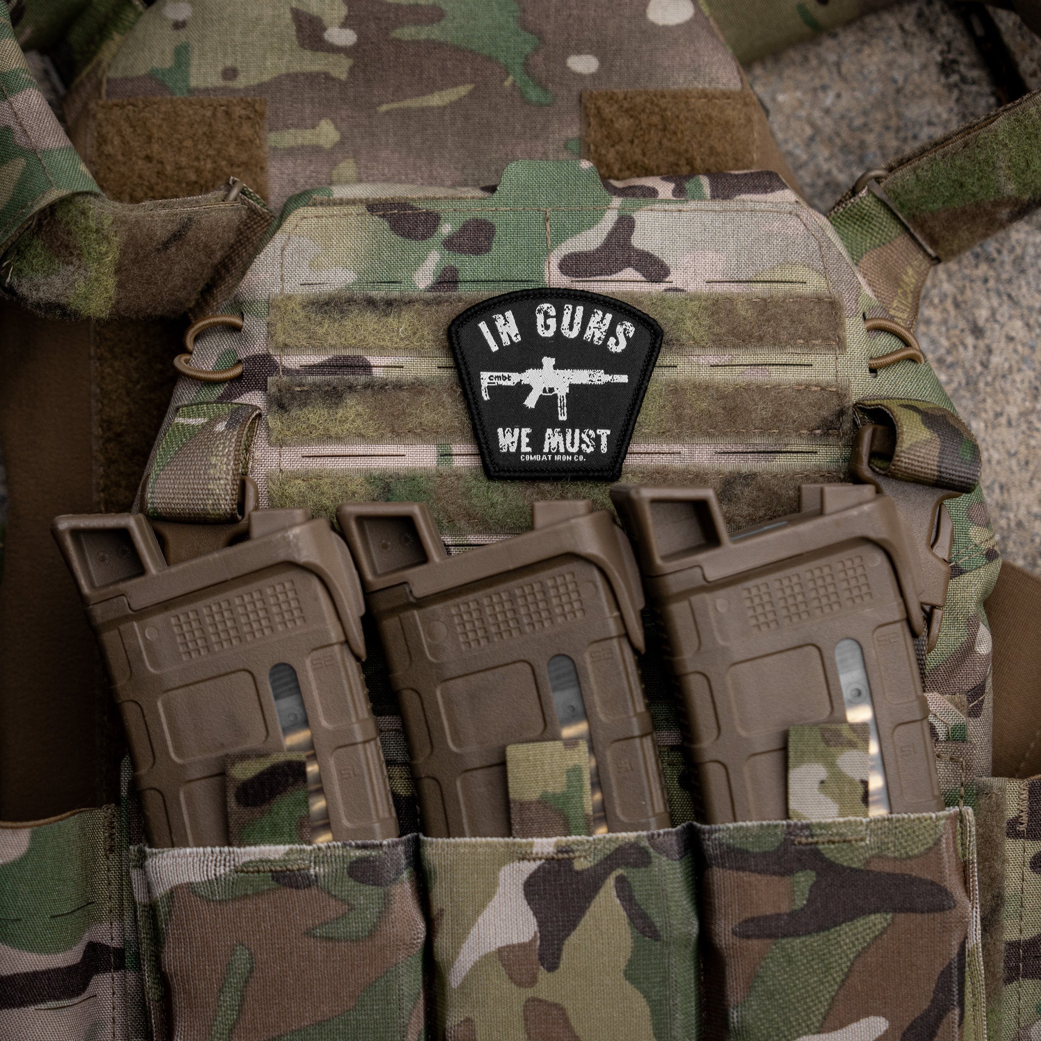 In Guns We Must Velcro Patch