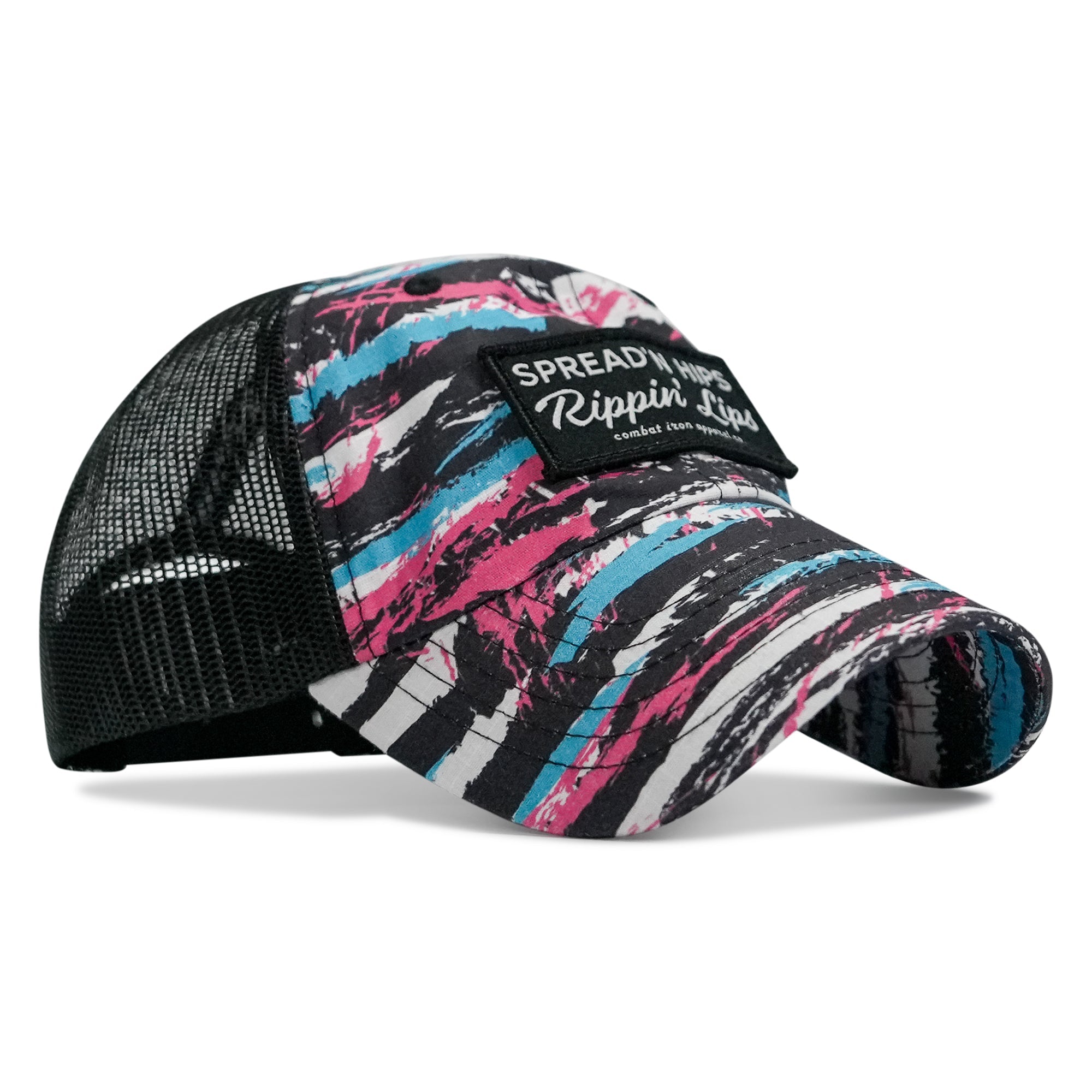 Spreadin' Hips and Rippin' Lips Patch Ripstop Snapback