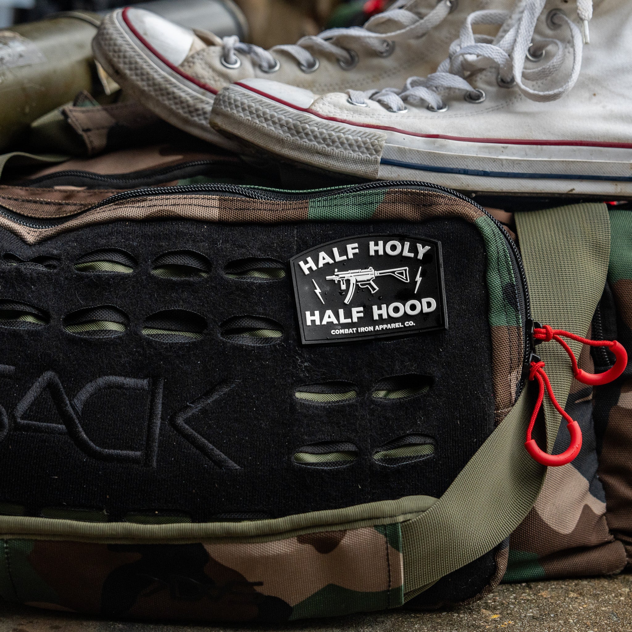 Half Holy Half Hood PVC Patch