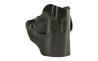 DeSantis Gunhide Mini Scabbard Belt Holster |  Fits Glock 43/43X |  Right Hand |  Black Leather