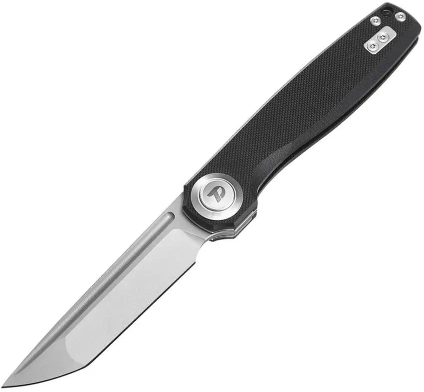 Dreamtech Black Button Lock D2 Tanto Folding Knife