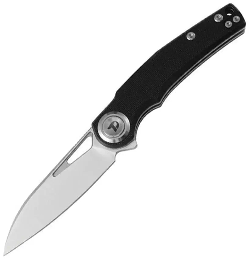 Dreamtech Black G10 Button Lock Folding Knife