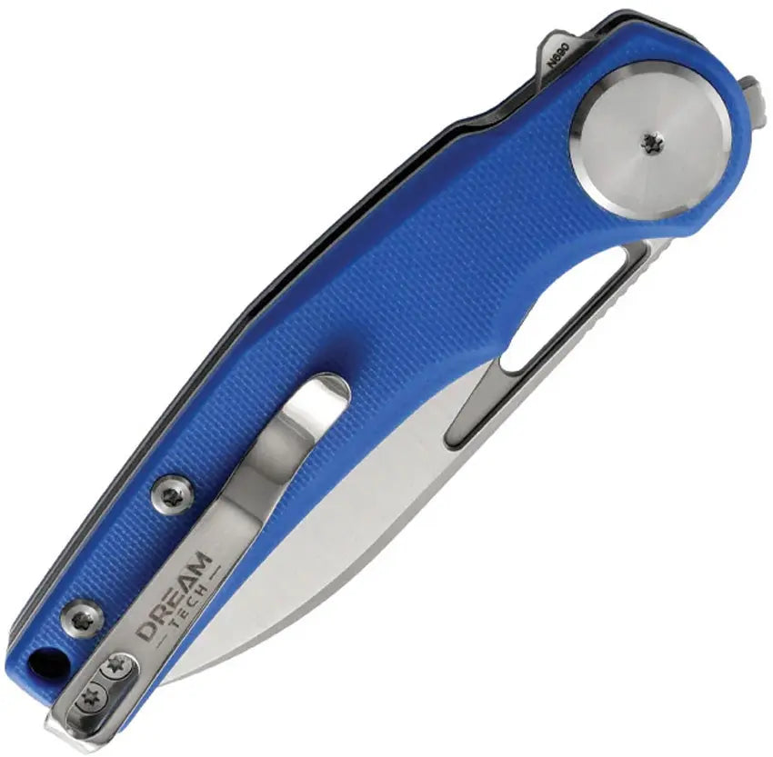 Dreamtech Blue Button Lock Folding Knife