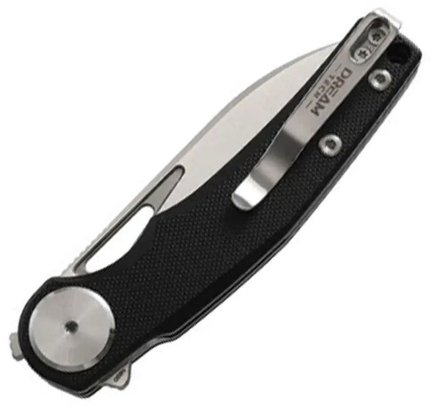 Dreamtech Black G10 Button Lock Folding Knife