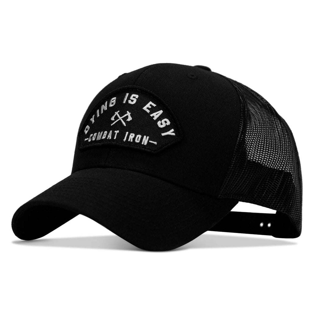 Dying Is Easy Arched Patch Snapback Hat