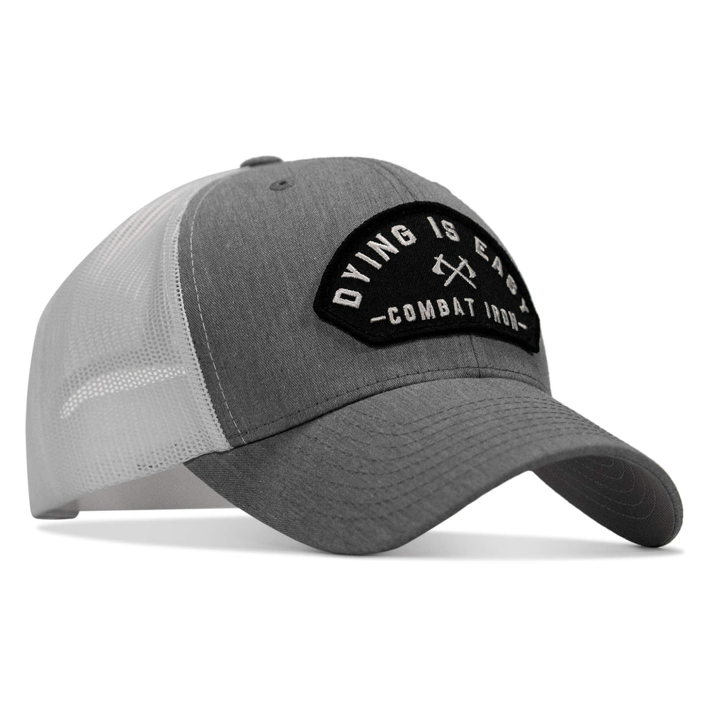 Dying Is Easy Arched Patch Snapback Hat