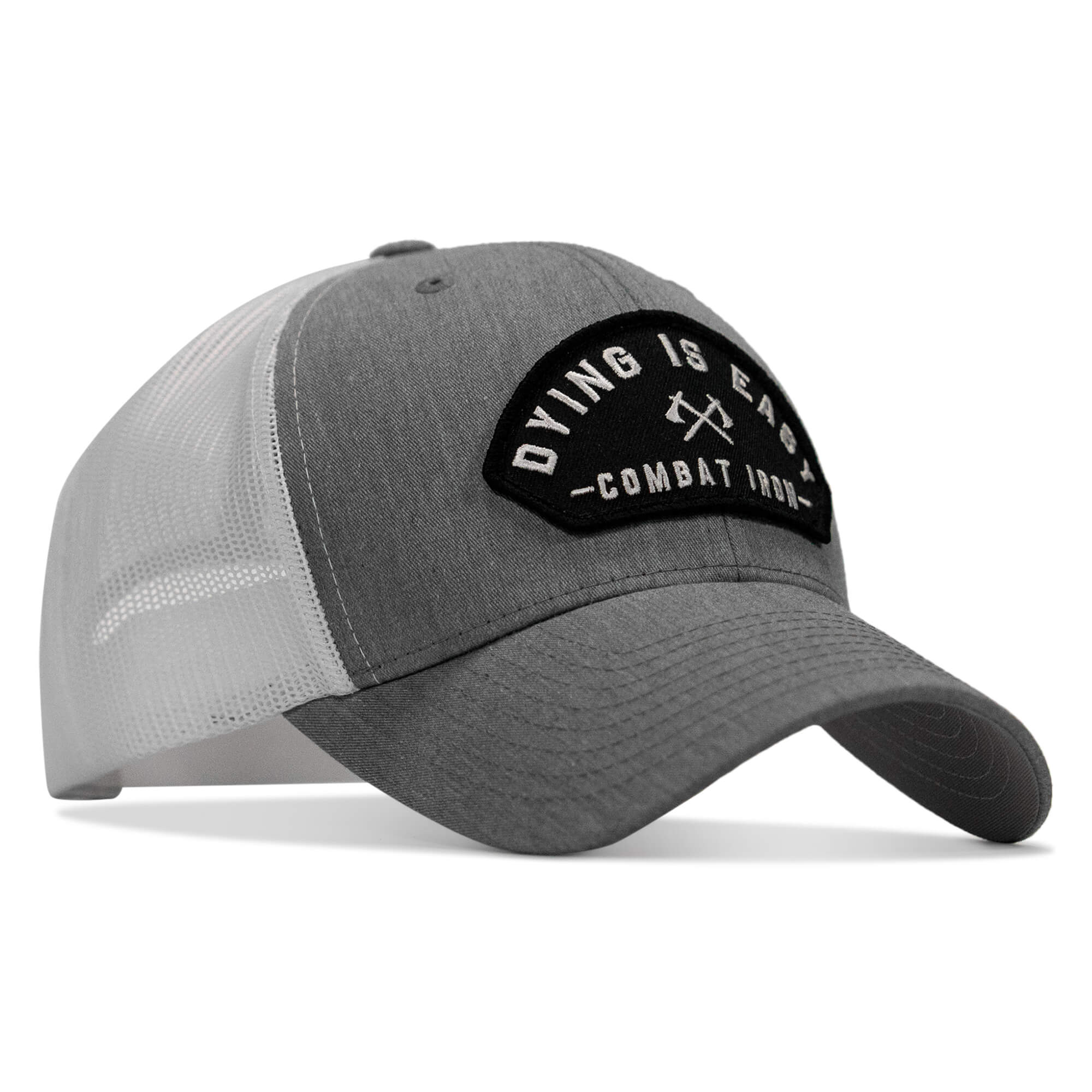 Dying Is Easy Arched Patch Snapback Hat