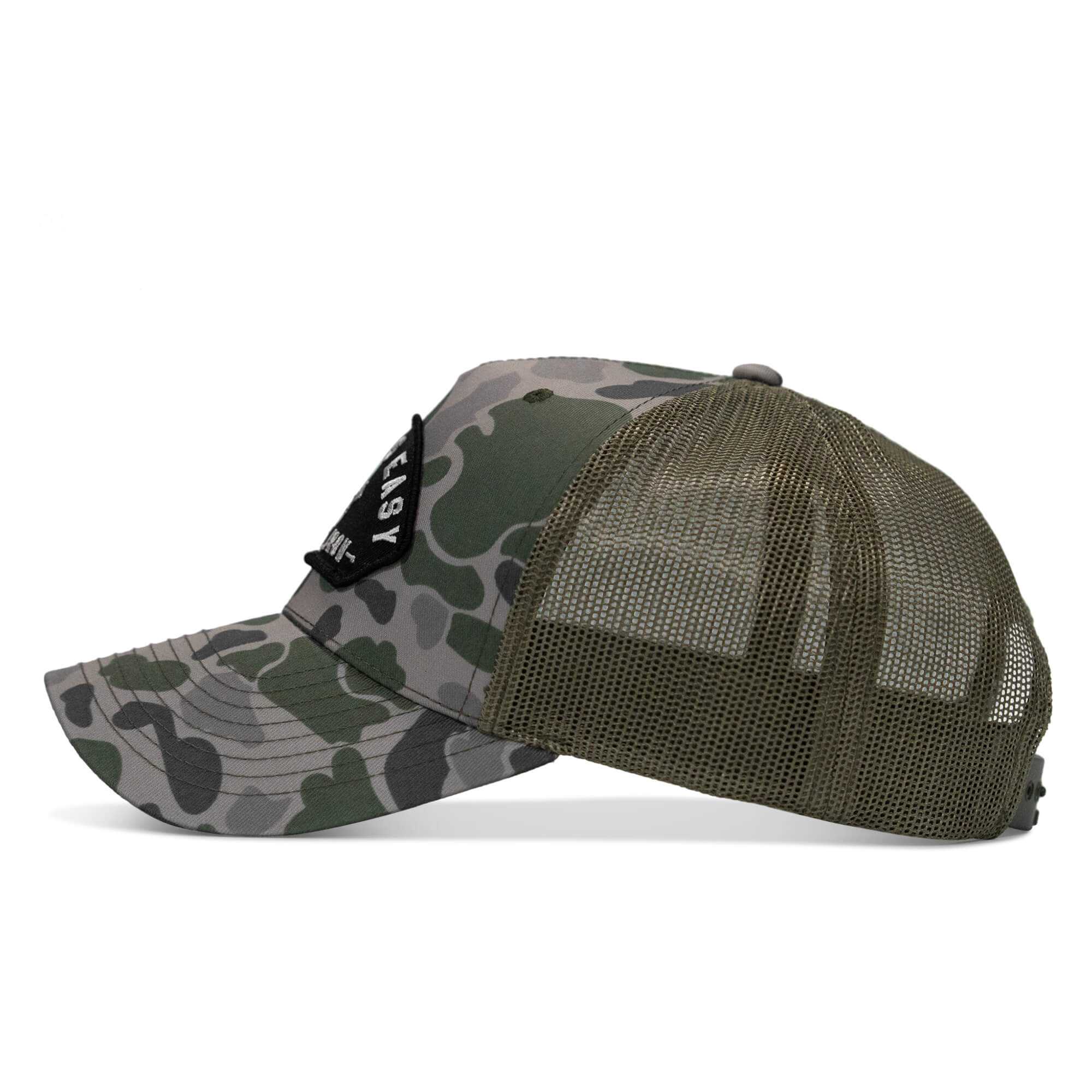 Dying Is Easy Arched Patch Snapback Hat