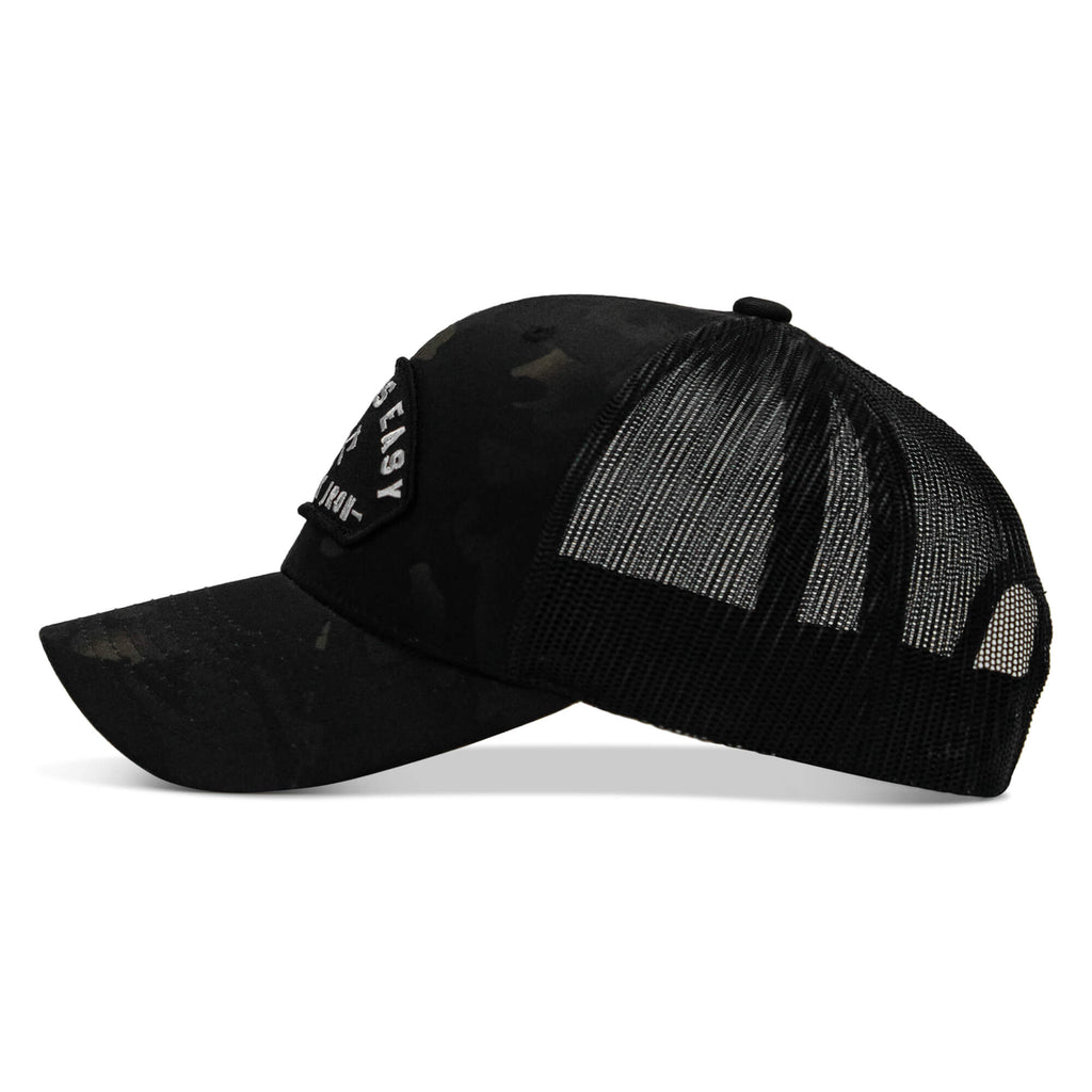Dying Is Easy Arched Patch Snapback Hat