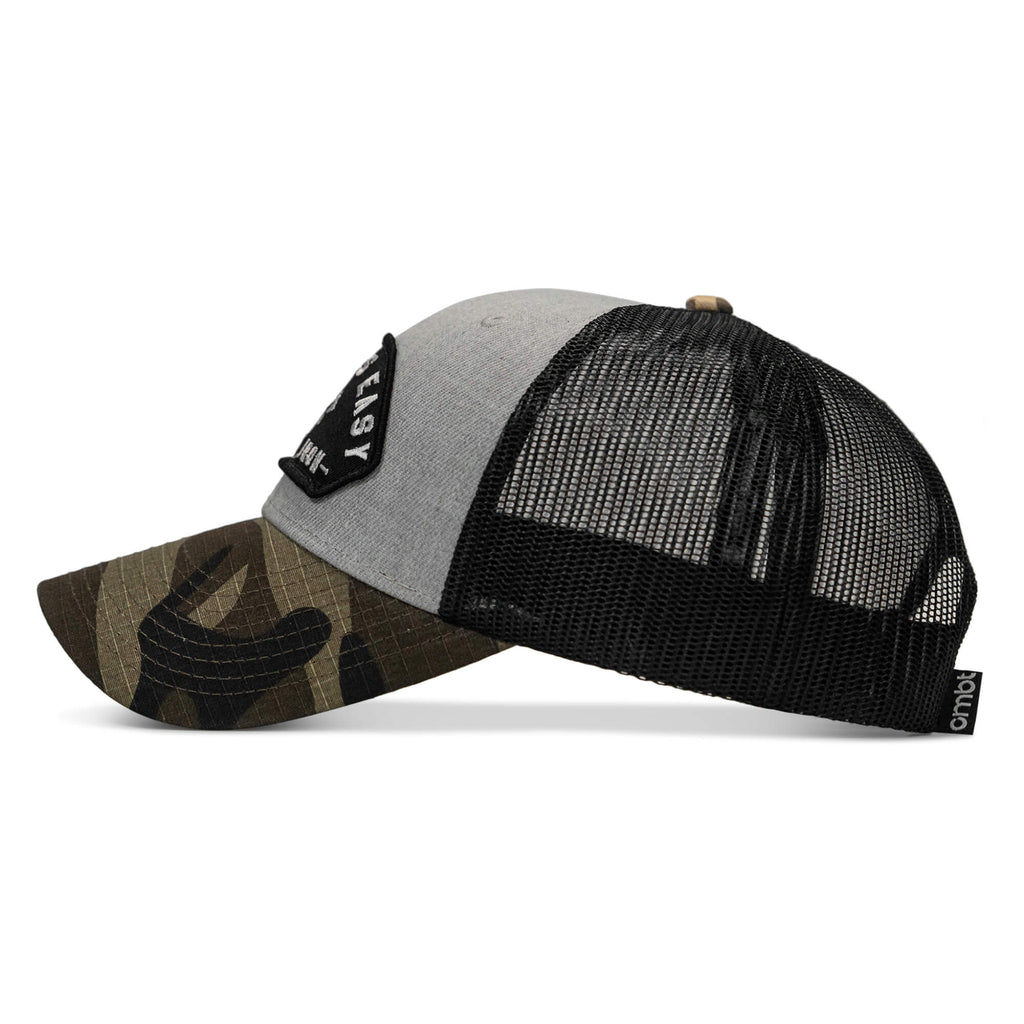 Dying Is Easy Arched Patch Snapback Hat