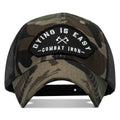 Dying Is Easy Arched Patch Tactical Ripstop Mesh Snapback Hat