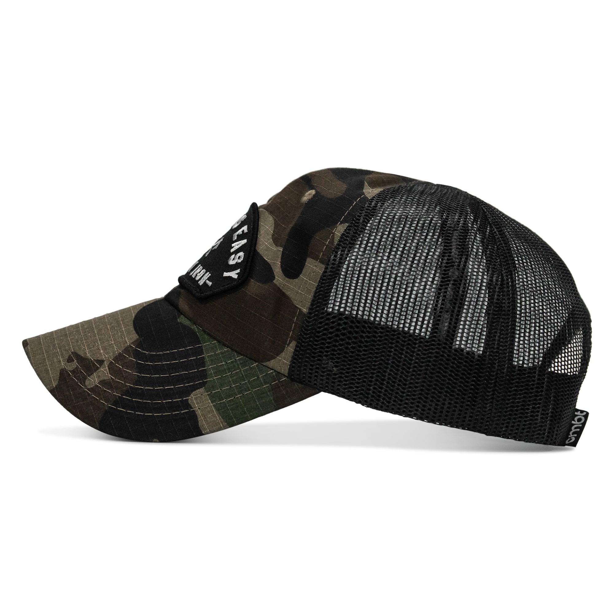 Dying Is Easy Arched Patch Tactical Ripstop Mesh Snapback Hat