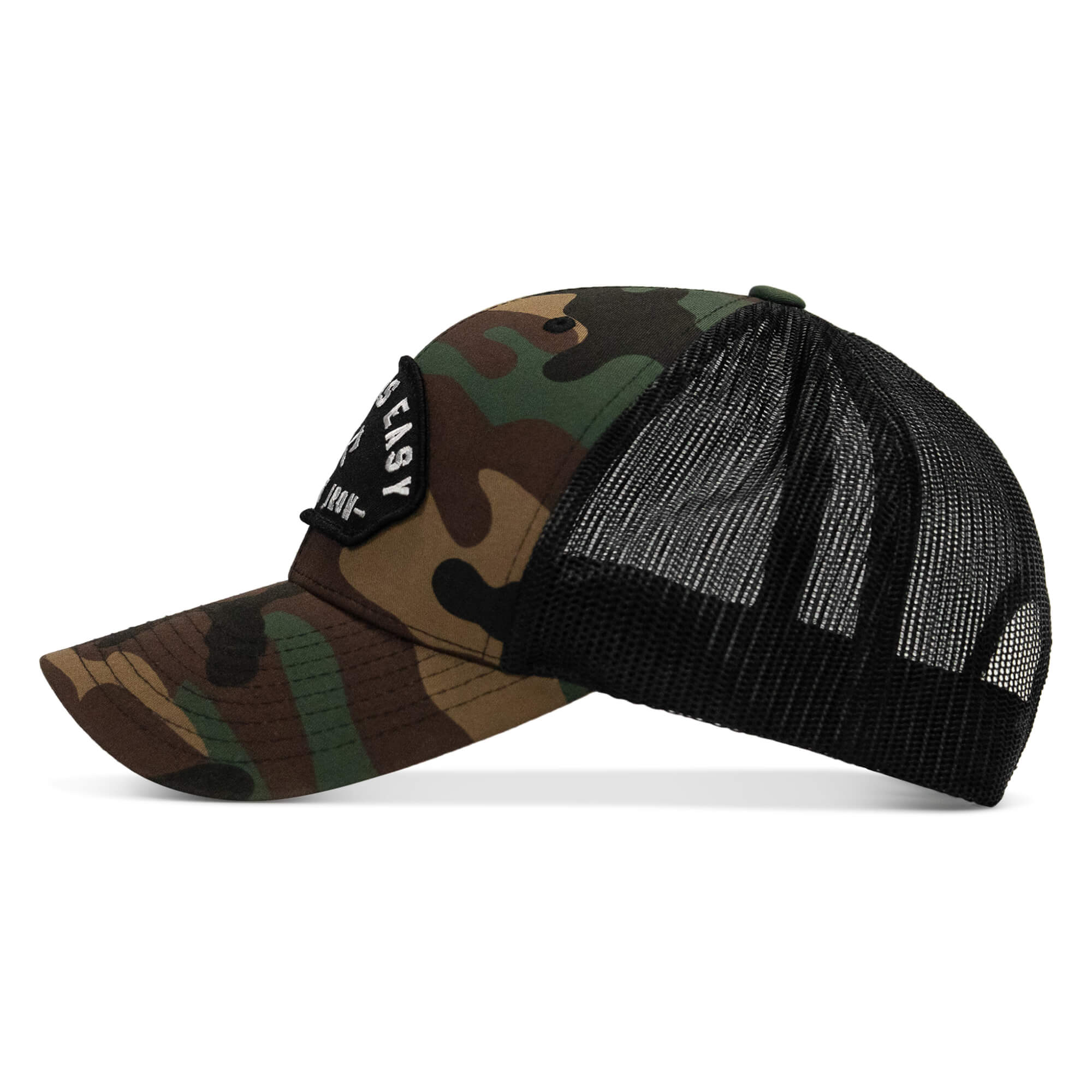 Dying Is Easy Arched Patch Snapback Hat