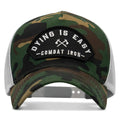 Dying Is Easy Arched Patch Snapback Hat