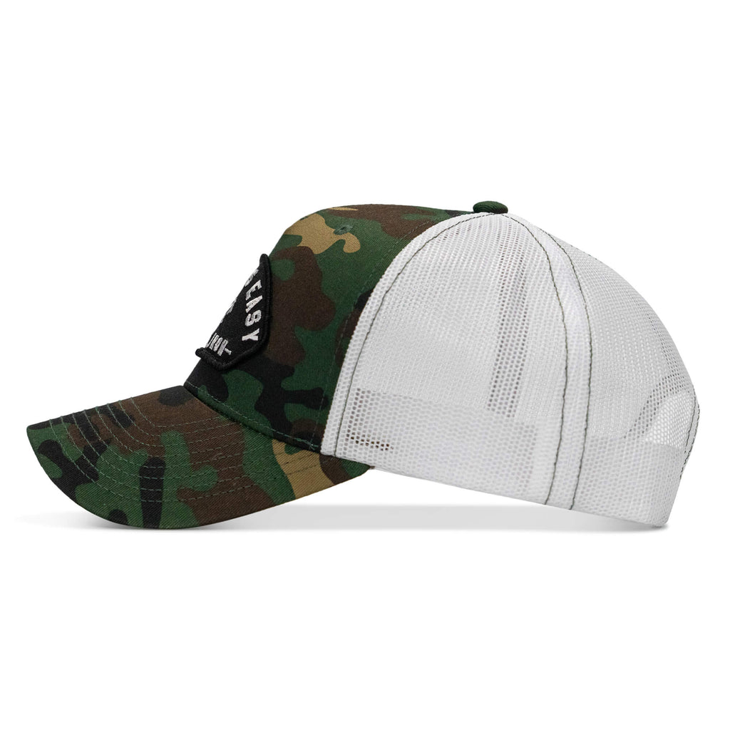 Dying Is Easy Arched Patch Snapback Hat
