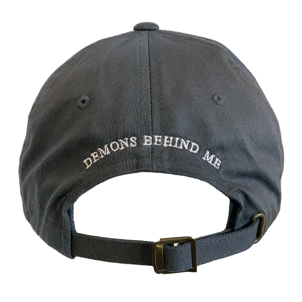 Gray Embroidered Adjustable Cap