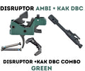 Ambi Disruptor FRT + KAK K-SPEC BCG Combo — No Buffer Upgrade Required | Black or Green
