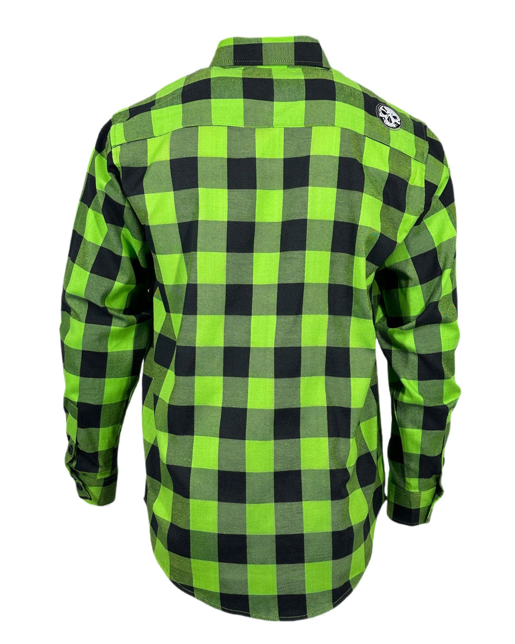 The "Incredible H" Green & Black Flannel (Hidden Snap Collars)