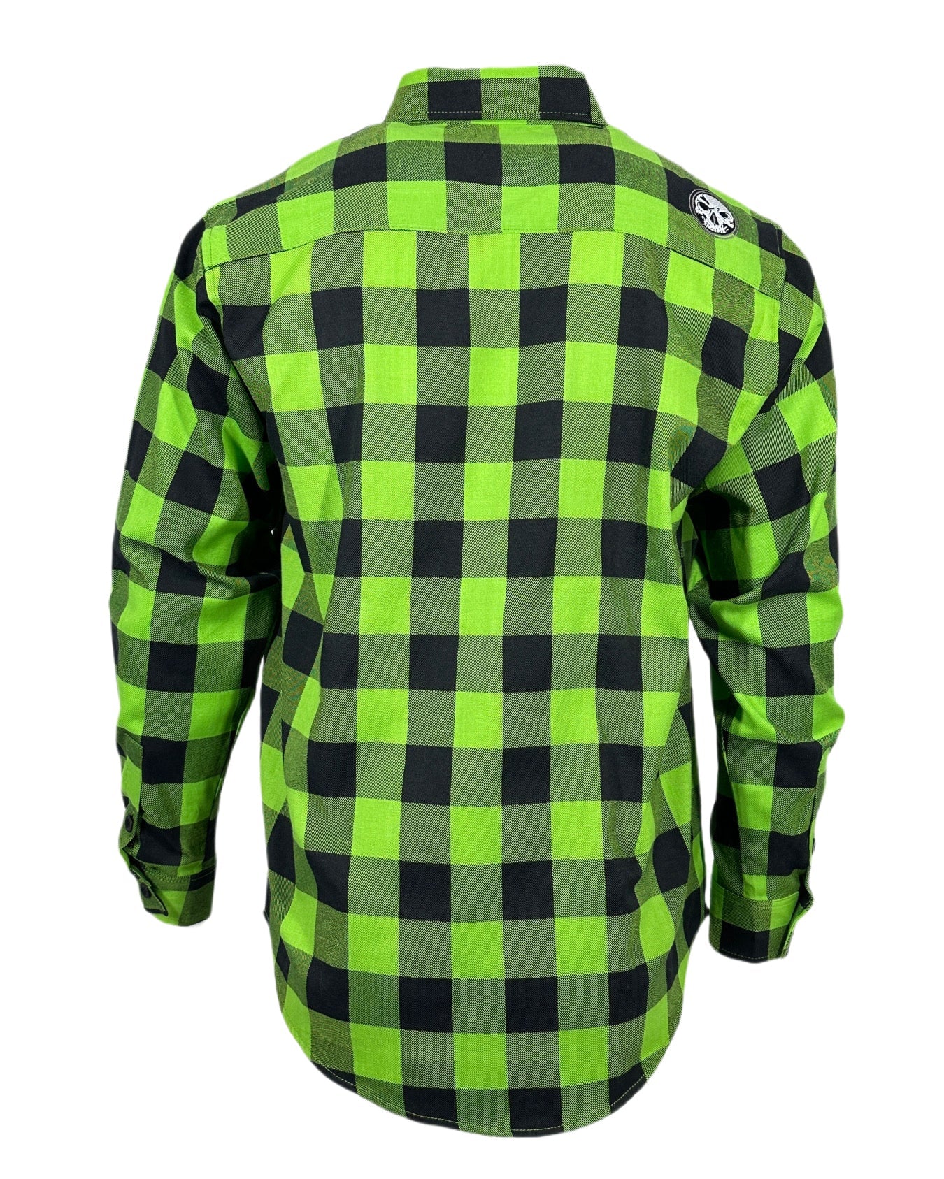 The "Incredible H" Green & Black Flannel (Hidden Snap Collars)