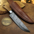 Zebra Wood Damascus Kiritsuke Chef Knife for Precise Prep