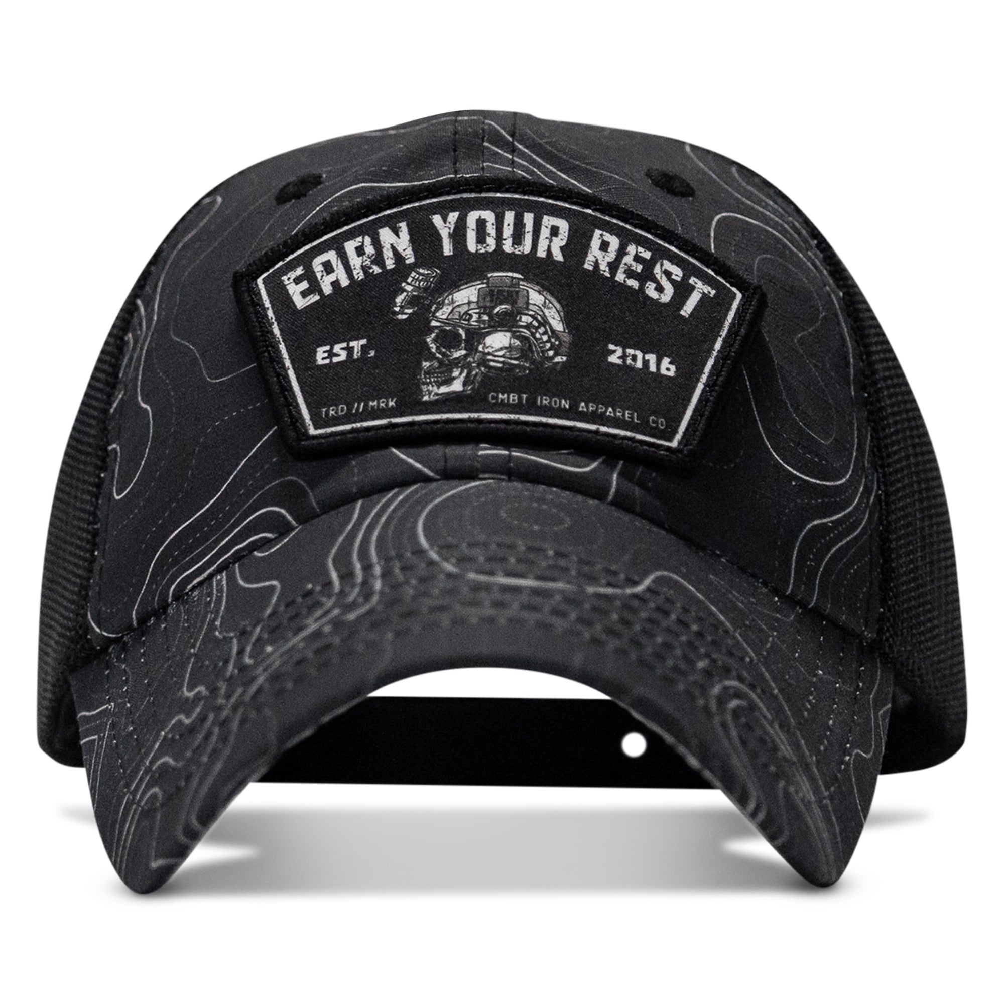 Earn Your Rest Patch Tactical Ripstop Mesh Snapback Hat