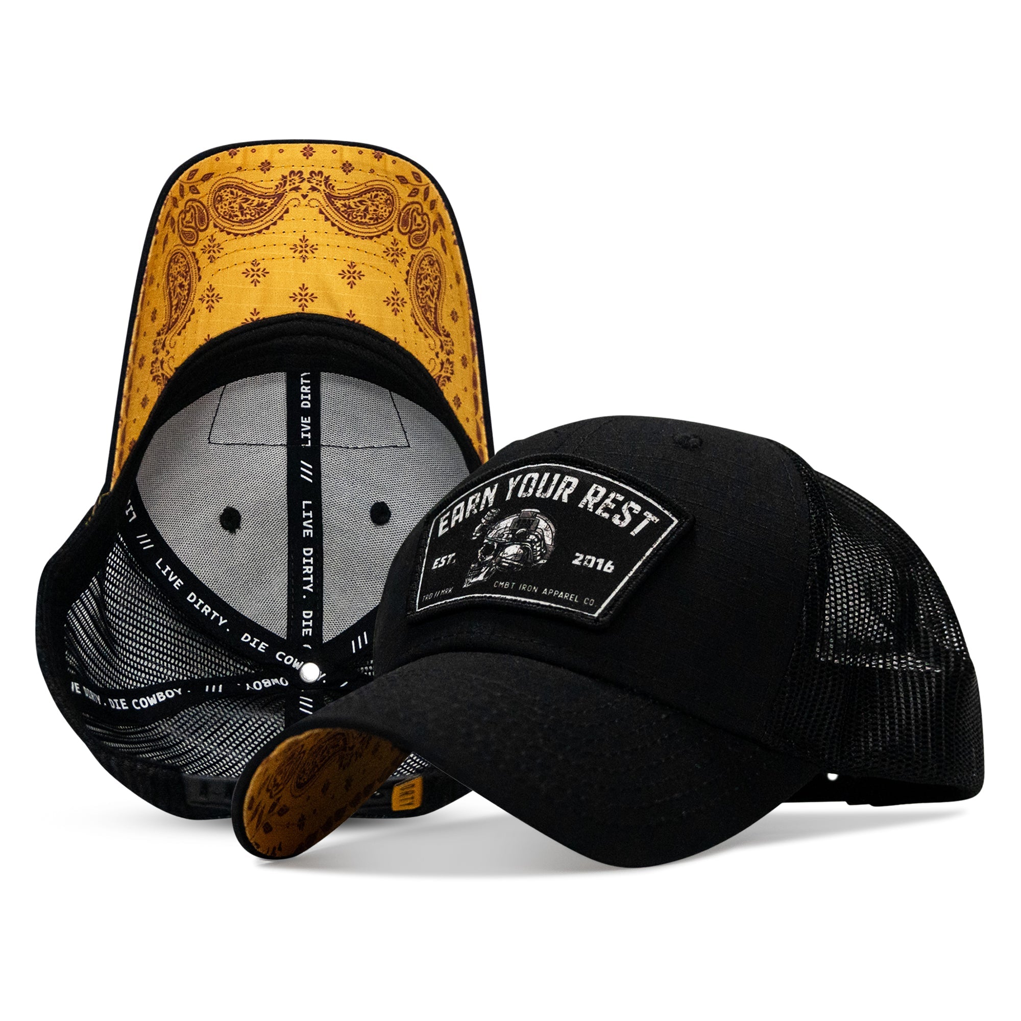 Earn Your Rest Patch Original Ripstop Snapback Hat