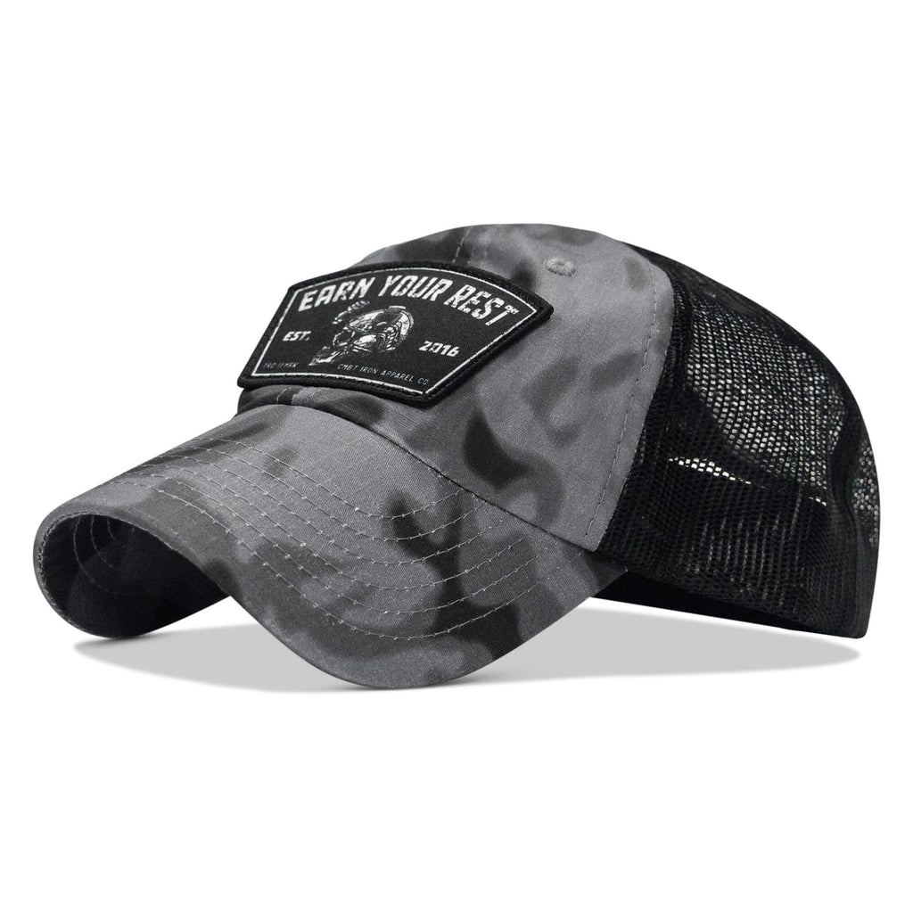 Earn Your Rest Patch Tactical Ripstop Mesh Snapback Hat