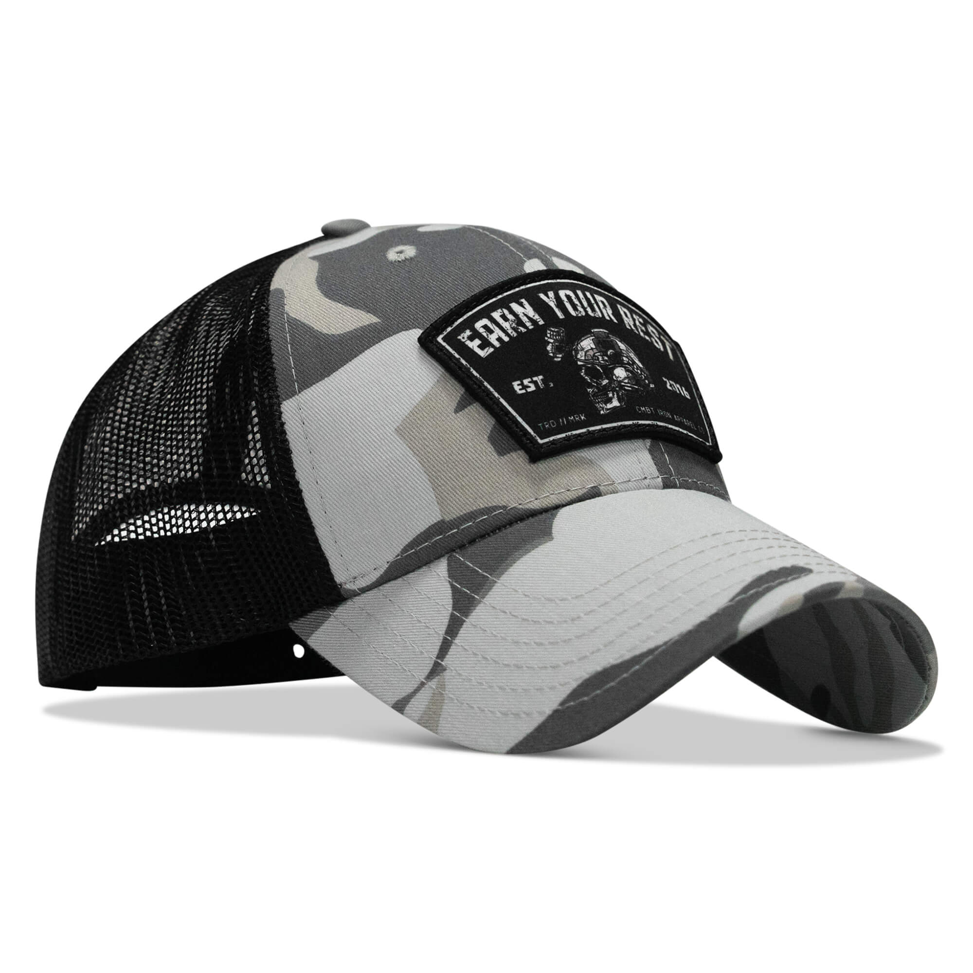 Earn Your Rest Patch Snapback Hat