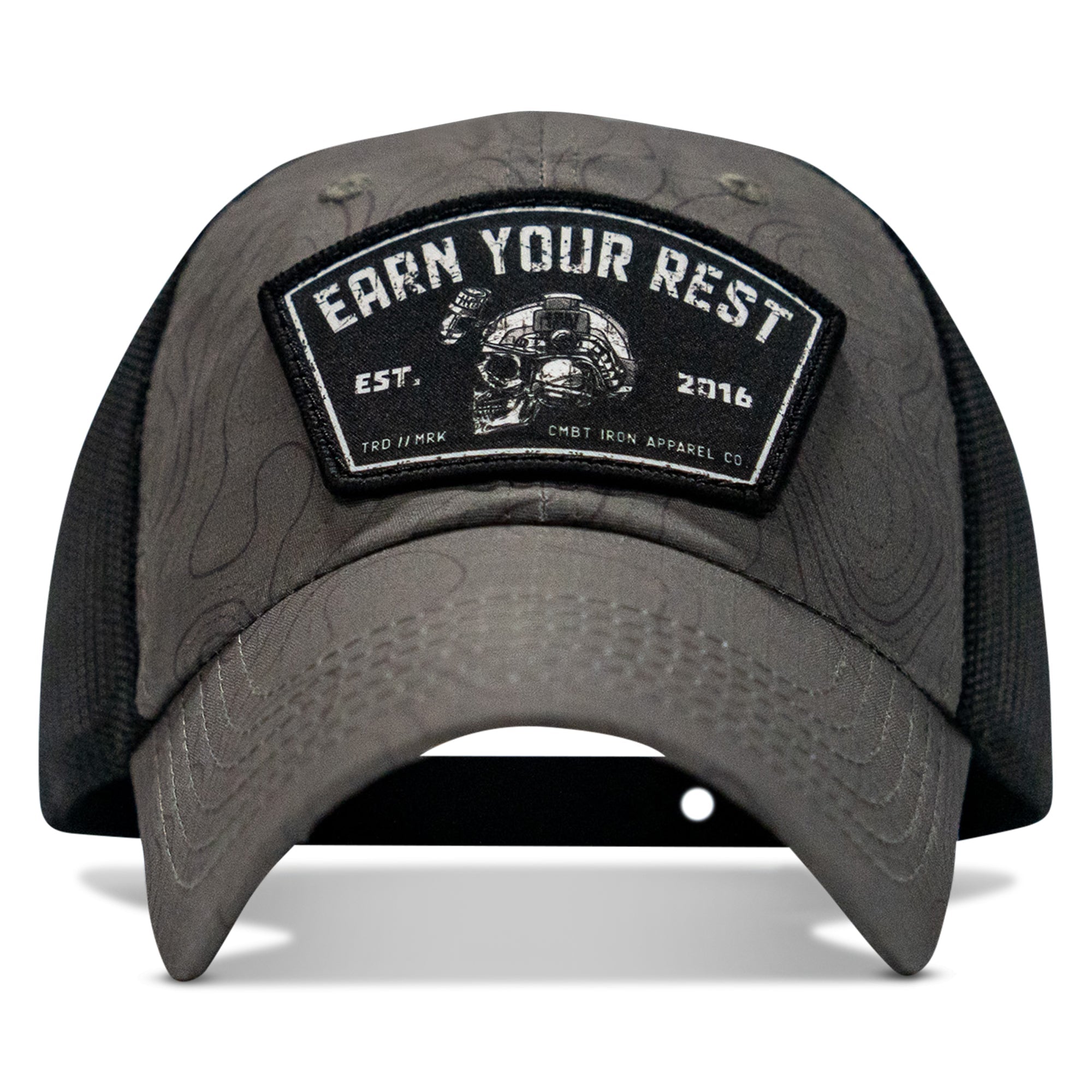 Earn Your Rest Patch Tactical Ripstop Mesh Snapback Hat
