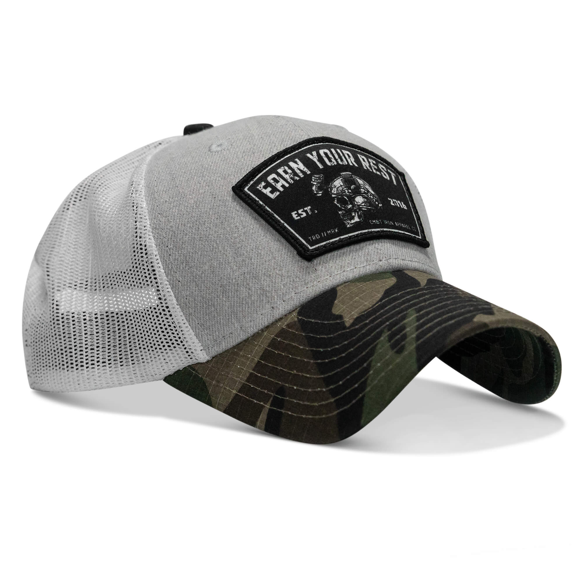 Earn Your Rest Patch Snapback Hat