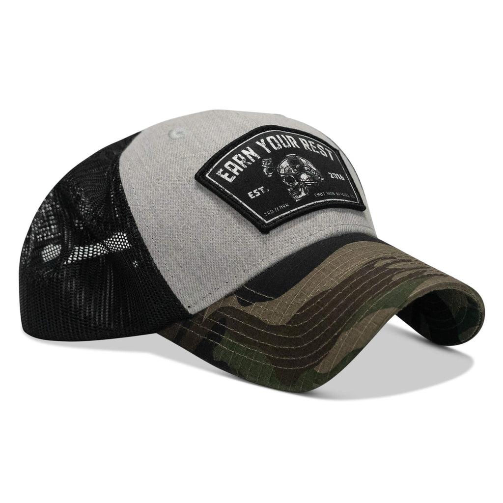 Earn Your Rest Patch Snapback Hat