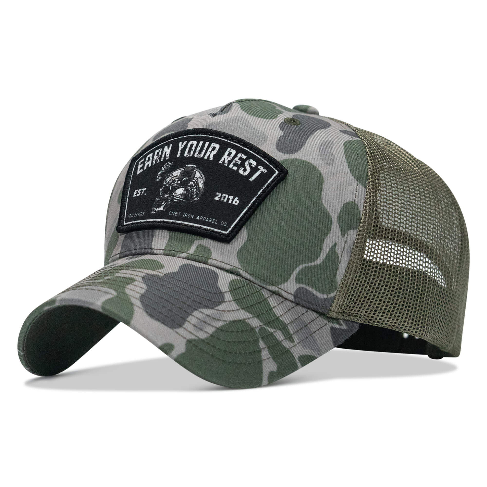 Earn Your Rest Patch Snapback Hat