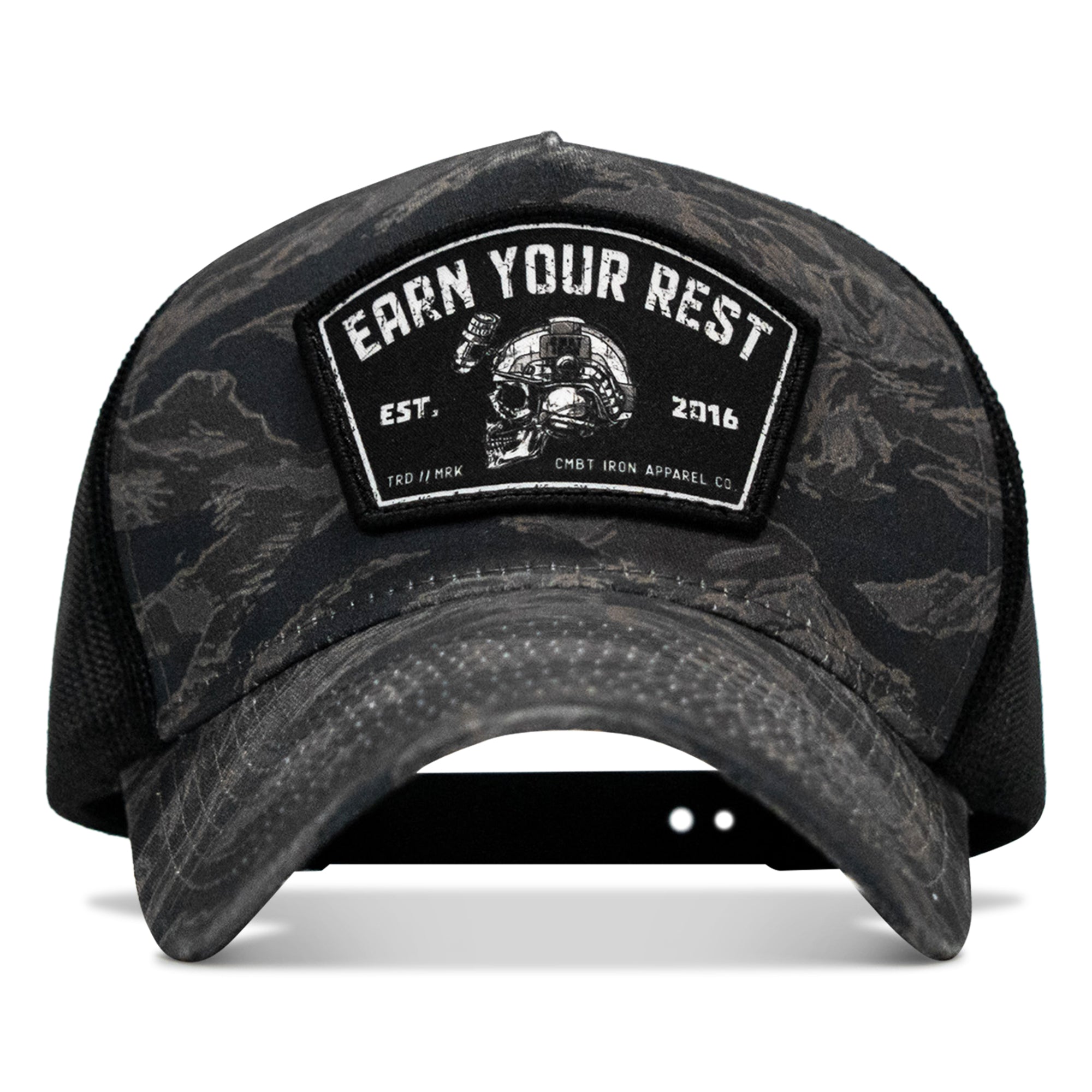 Earn Your Rest Patch Five Panel Breacher Snapback Hat