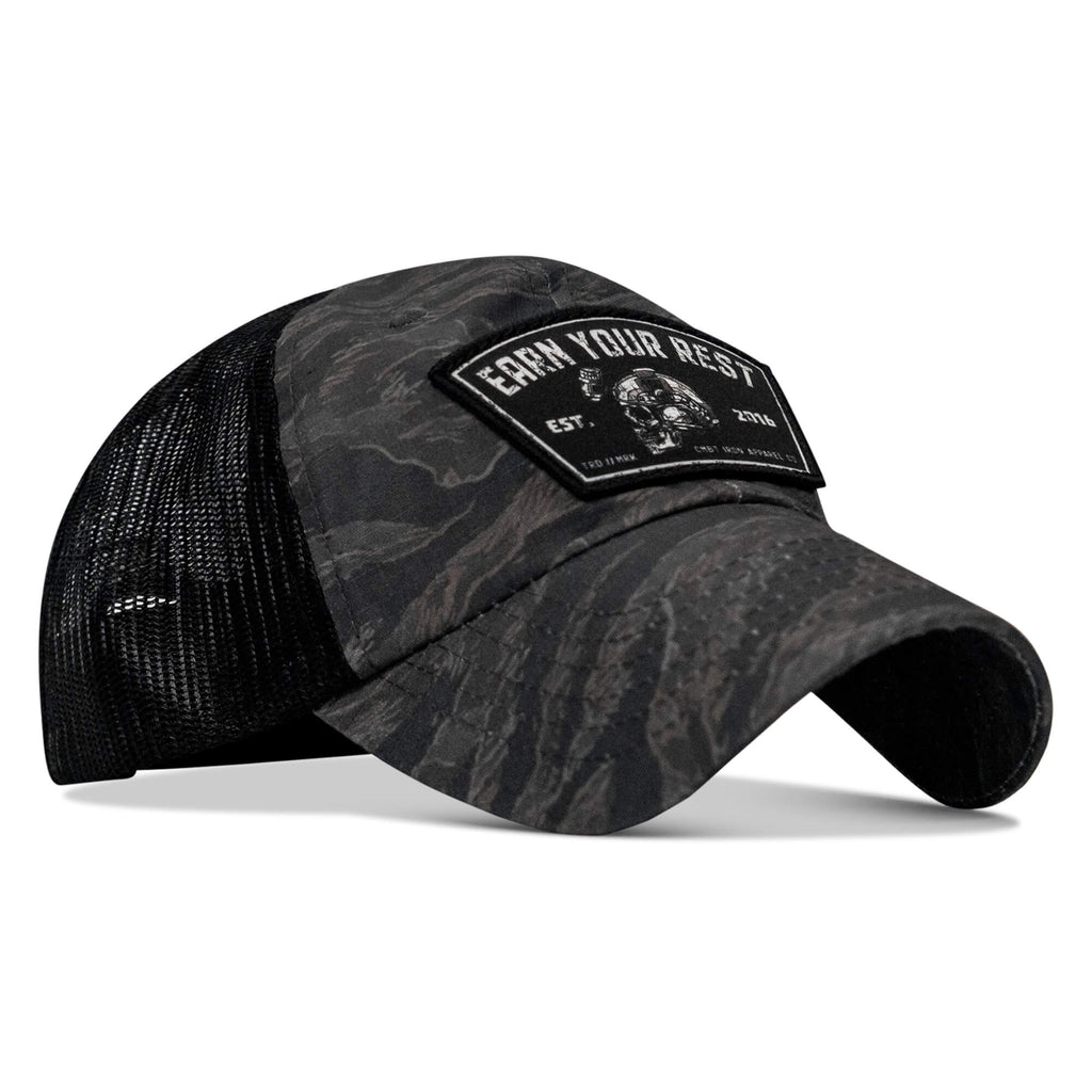 Earn Your Rest Patch Tactical Ripstop Mesh Snapback Hat