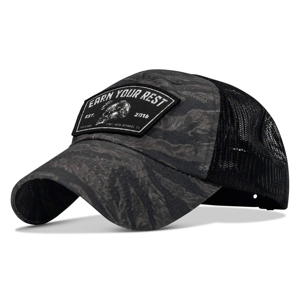 Earn Your Rest Patch Tactical Ripstop Mesh Snapback Hat