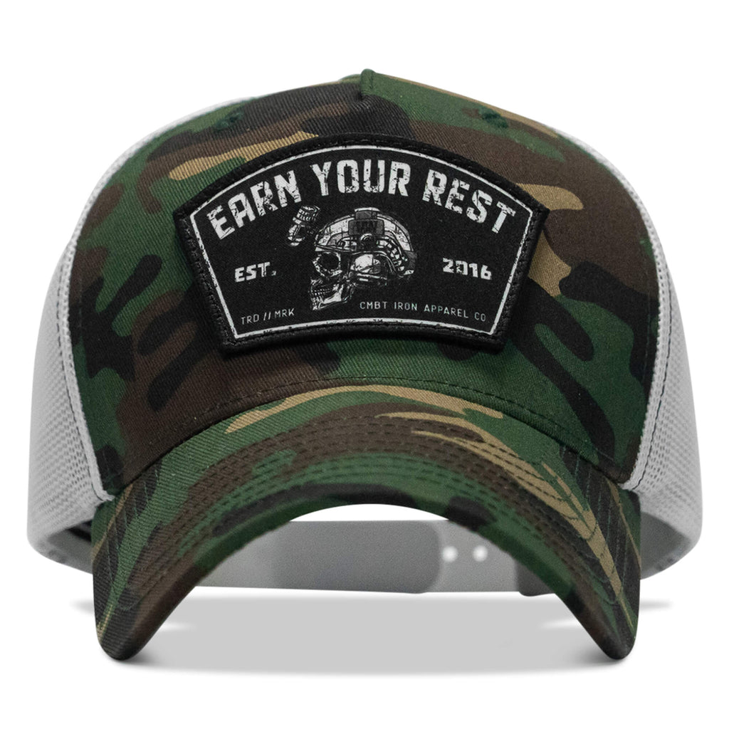 Earn Your Rest Patch Snapback Hat